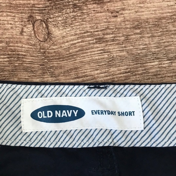 Old Navy Everyday Cotton Short Navy Blue - Picture 2 of 3